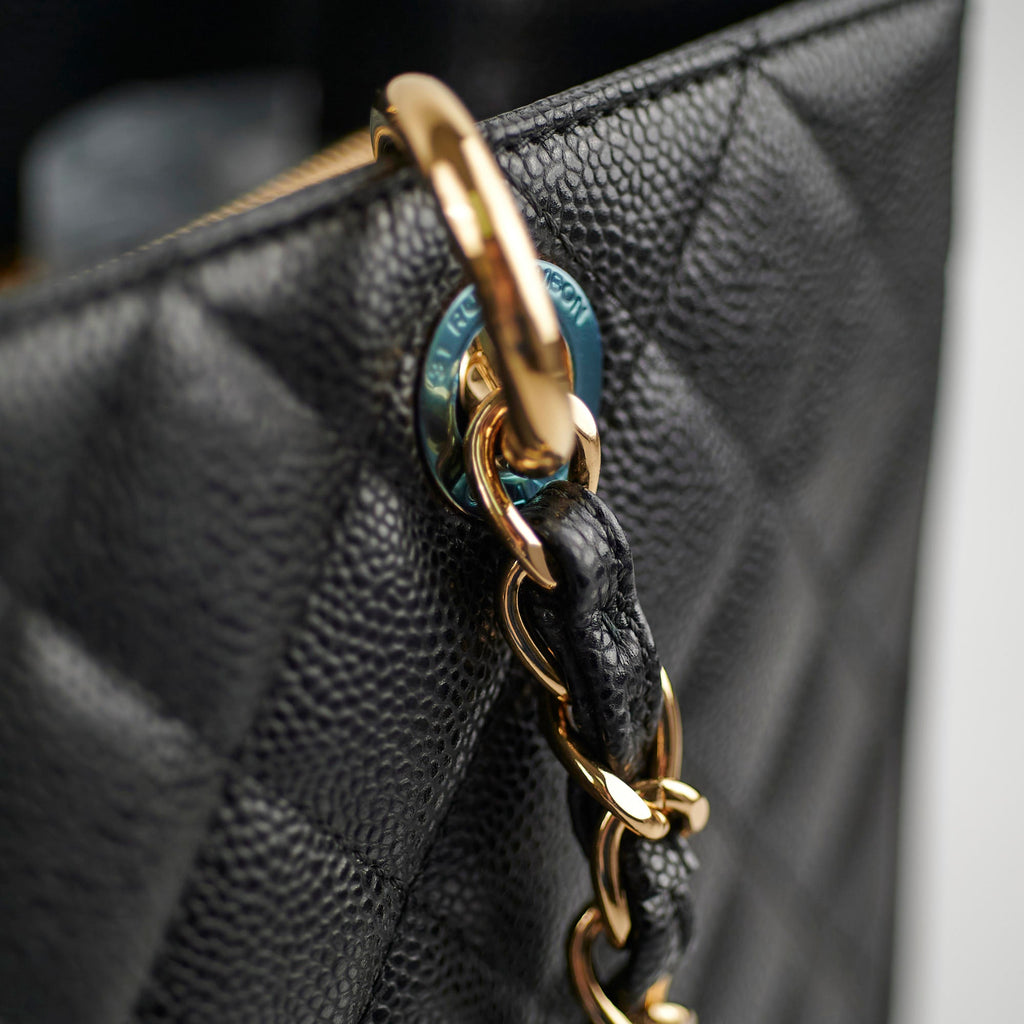 Chanel Caviar GST Grand Shopping Tote Black