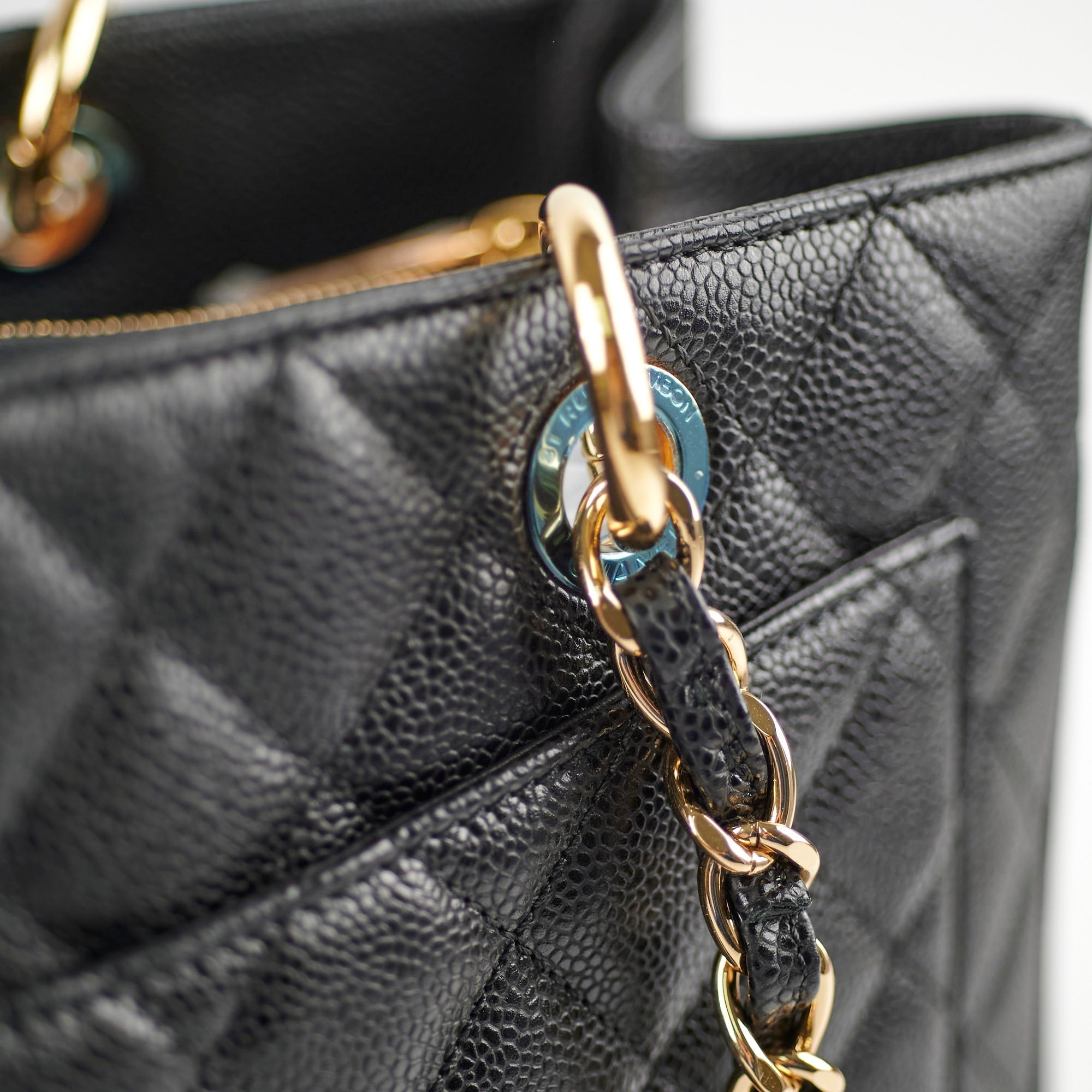 Chanel Caviar GST Grand Shopping Tote Black