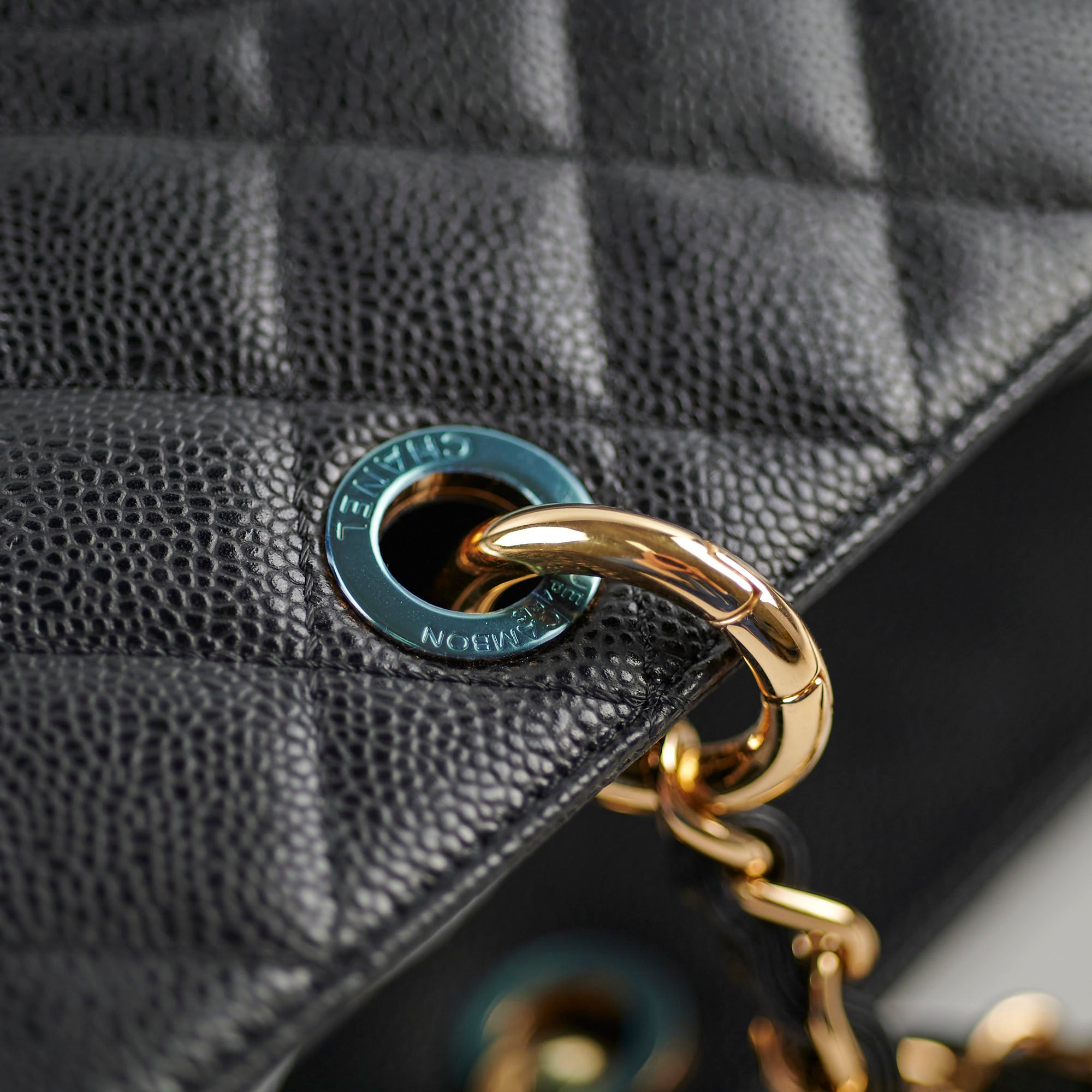 Chanel Caviar GST Grand Shopping Tote Black
