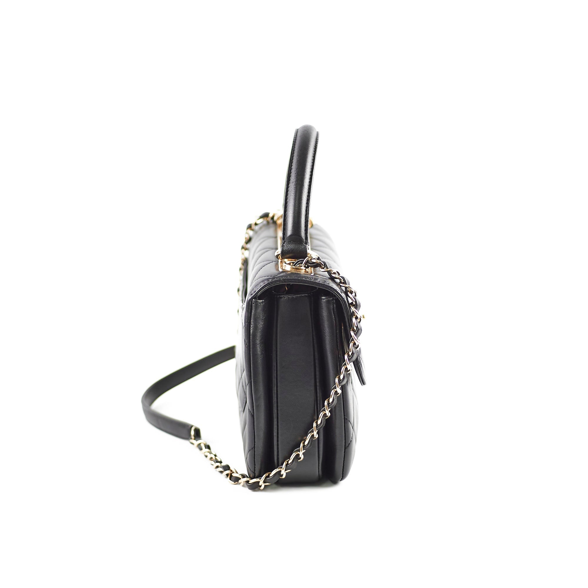 Chanel Trendy CC Black Small 24 Series Old Strap Removable