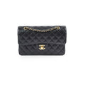 Chanel Quilted Caviar Small Classic Flap Black Series 31