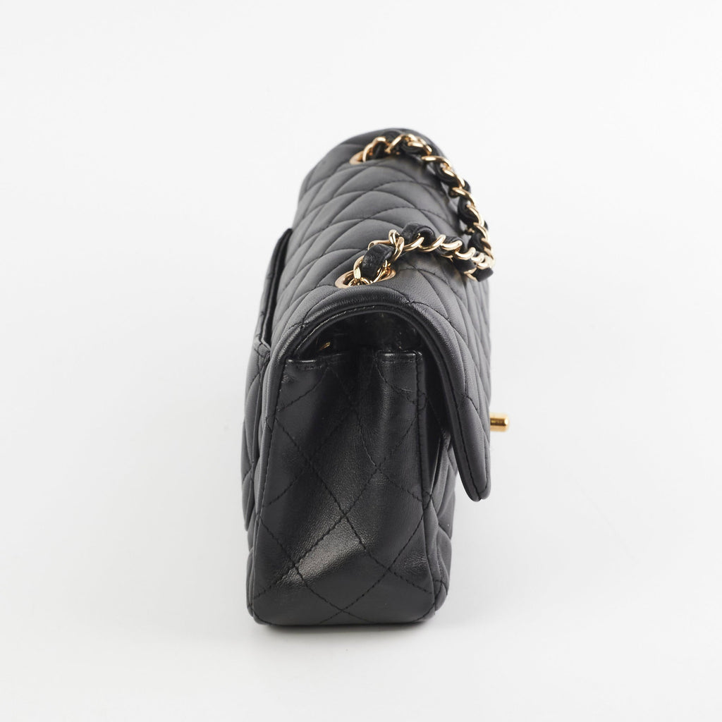 Chanel Mini Rectangular Lambskin Black
