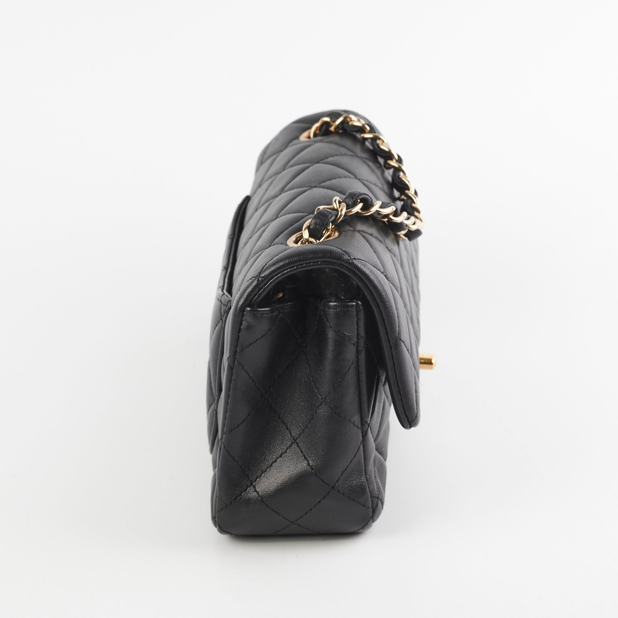 Chanel Mini Rectangular Lambskin Black