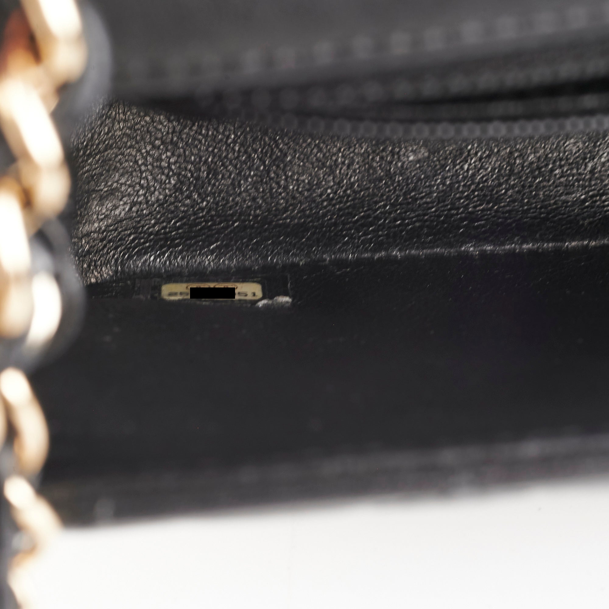 Chanel Mini Rectangular Lambskin Black