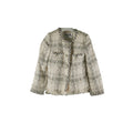 Chanel White Tweed Jacket Size 34