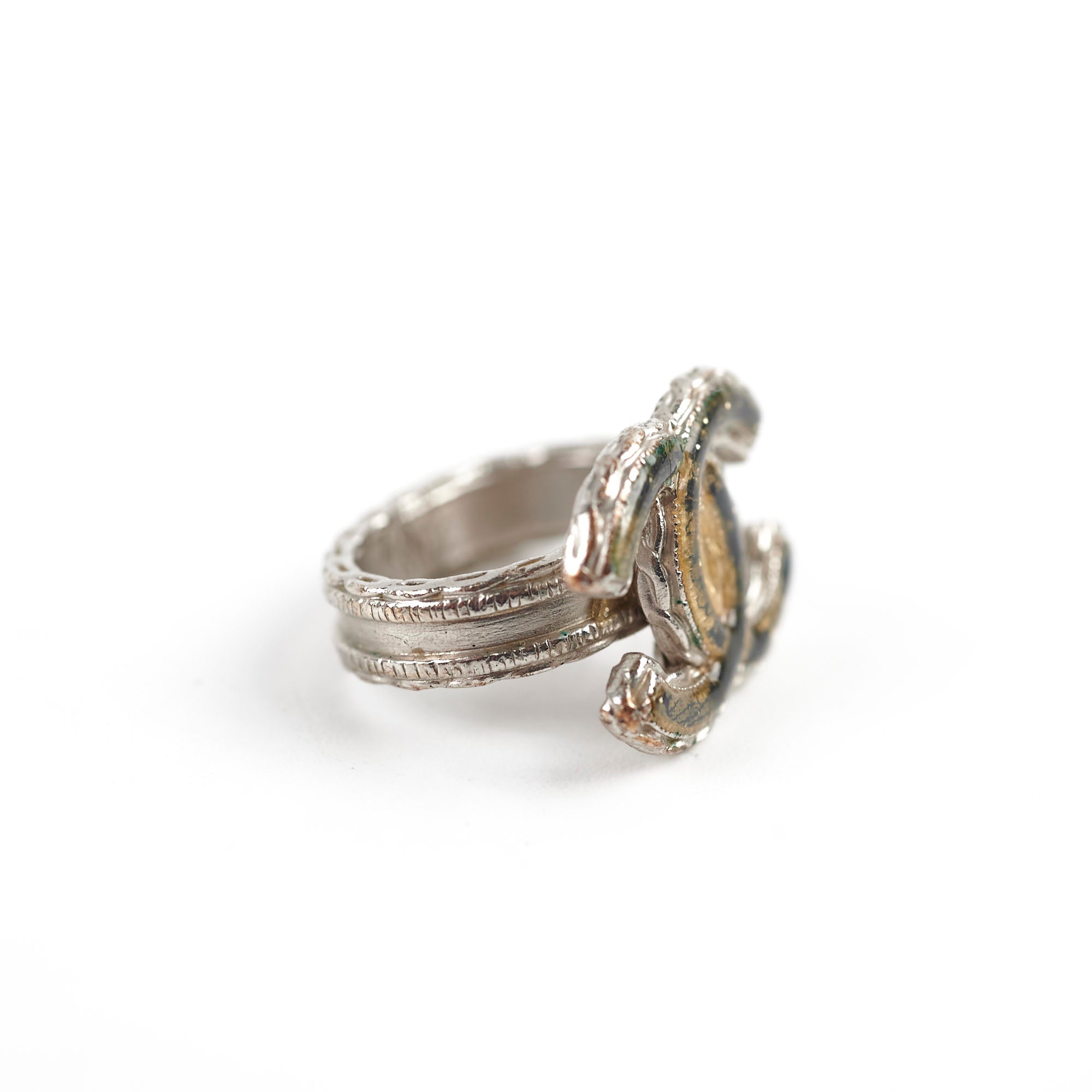 Chanel CC Logo Ring Costume Jewelry Size 52