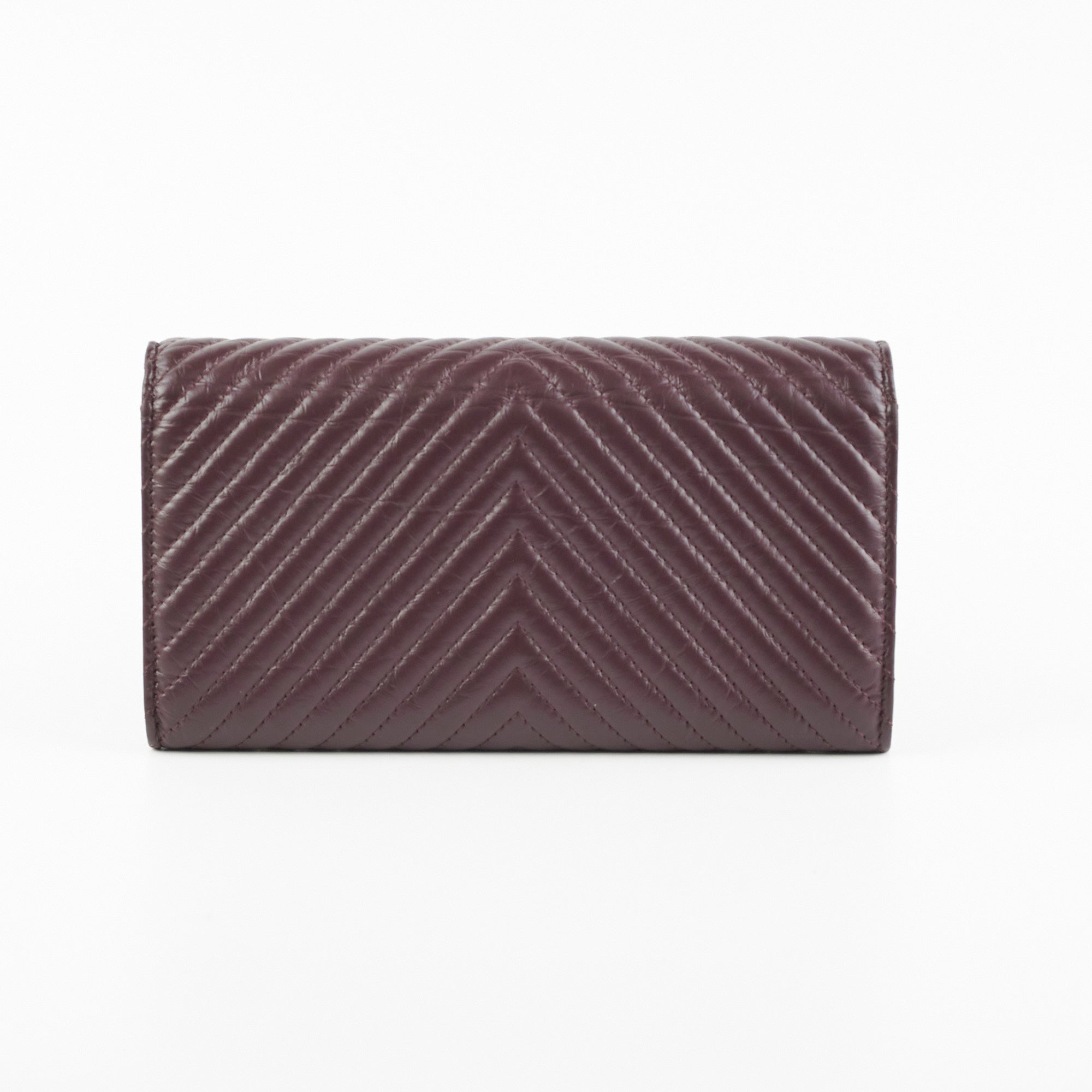 Chanel Reissue Long Wallet Burgundy
