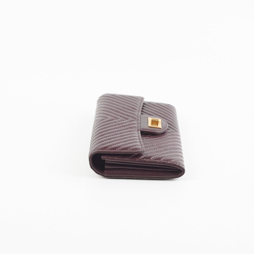 Chanel Reissue Long Wallet Burgundy