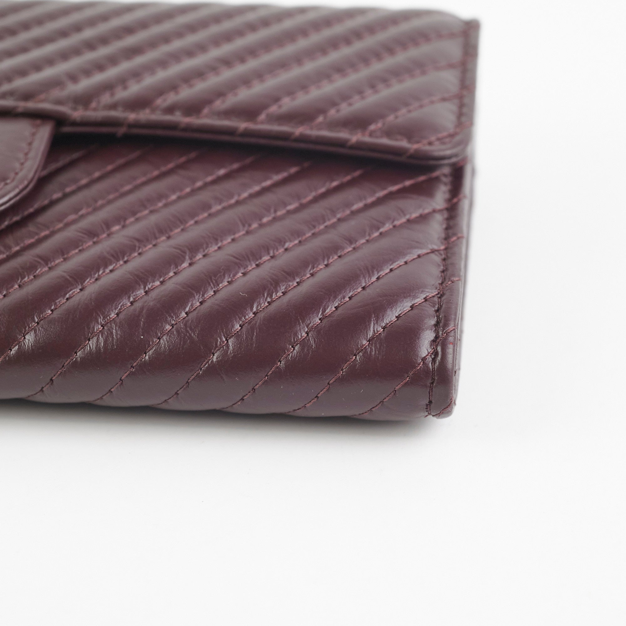 Chanel Reissue Long Wallet Burgundy