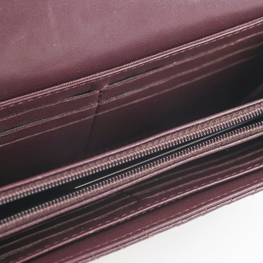 Chanel Reissue Long Wallet Burgundy