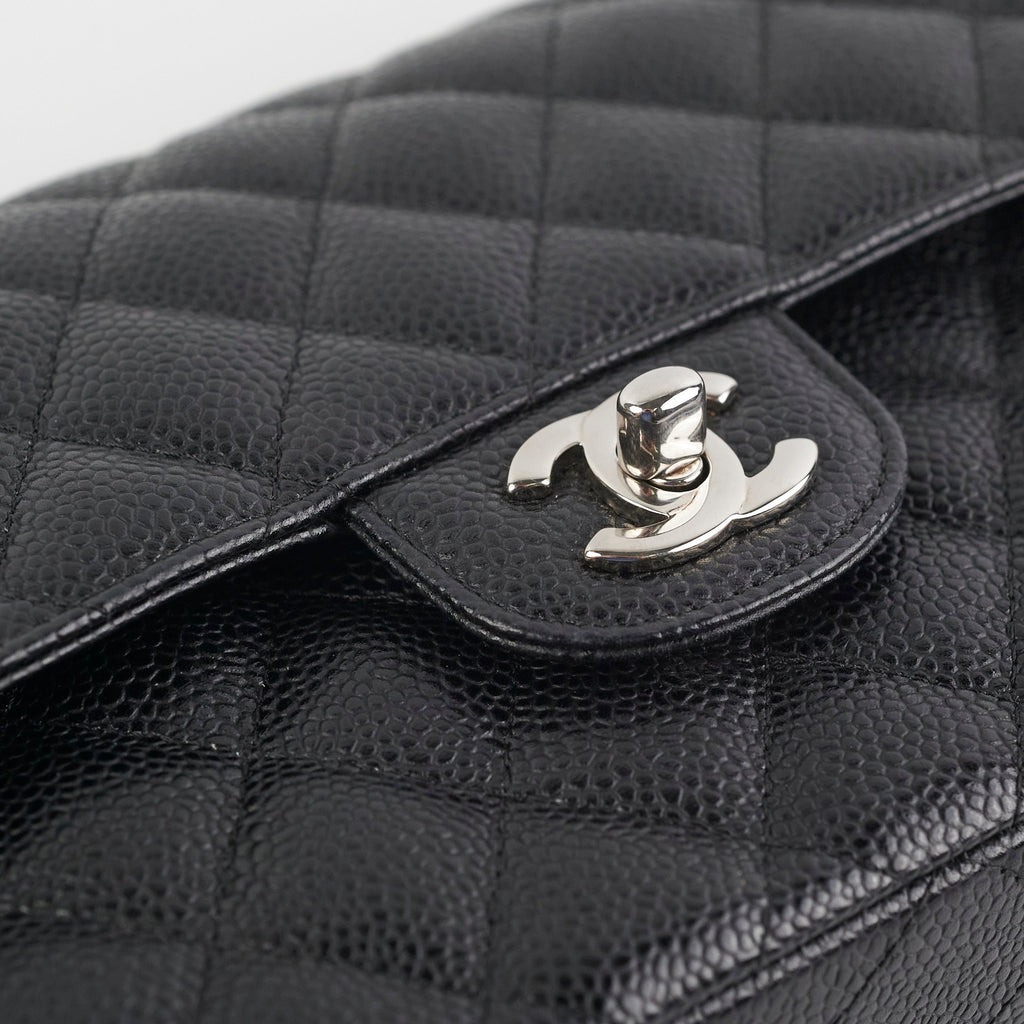 Chanel Small Caviar Classic Flap Black