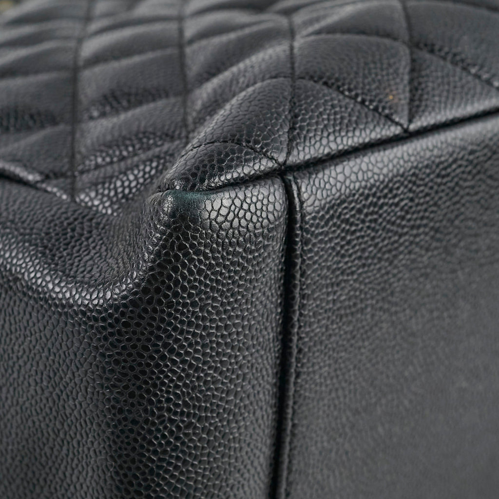 Chanel Caviar Grand Shopping Tote GST Black