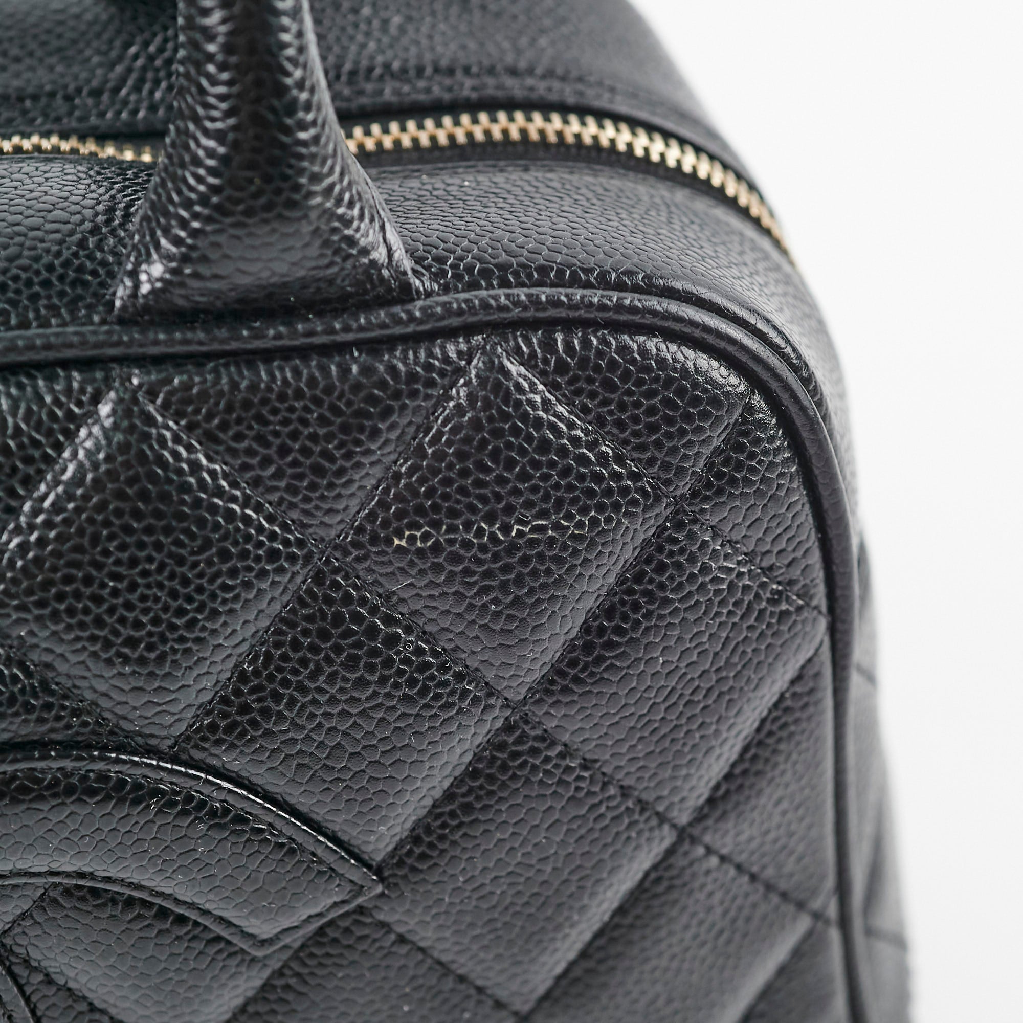 Chanel Bowling Caviar Black