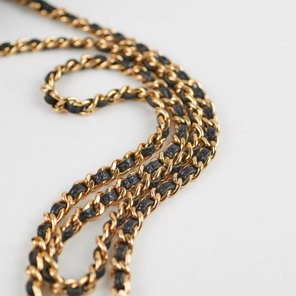 Chanel Wallet on Chain WOC Caviar Black