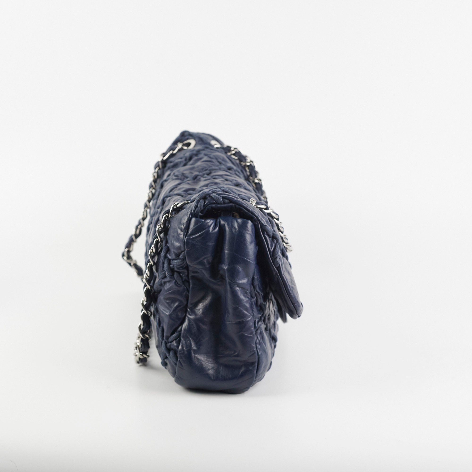 Chanel Ultra Stitch Navy Flap Bag