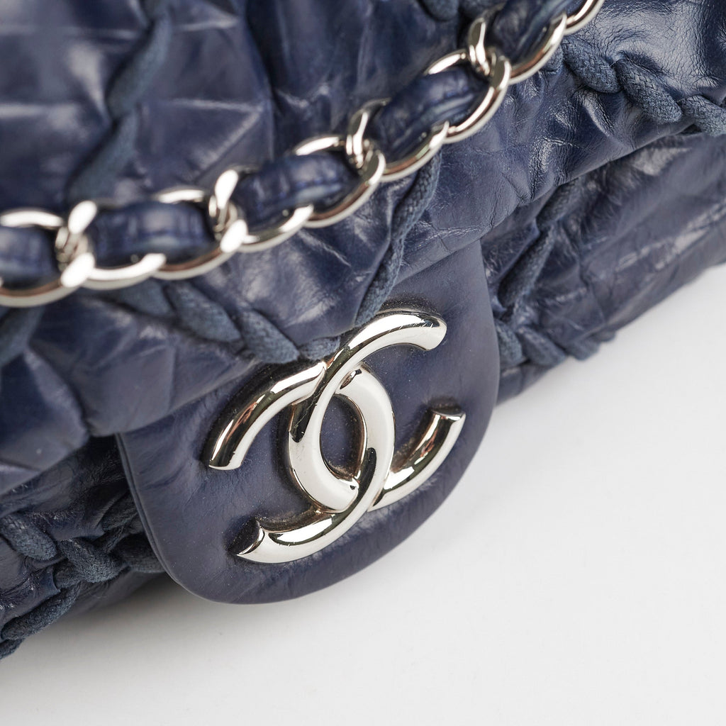 Chanel Ultra Stitch Navy Flap Bag