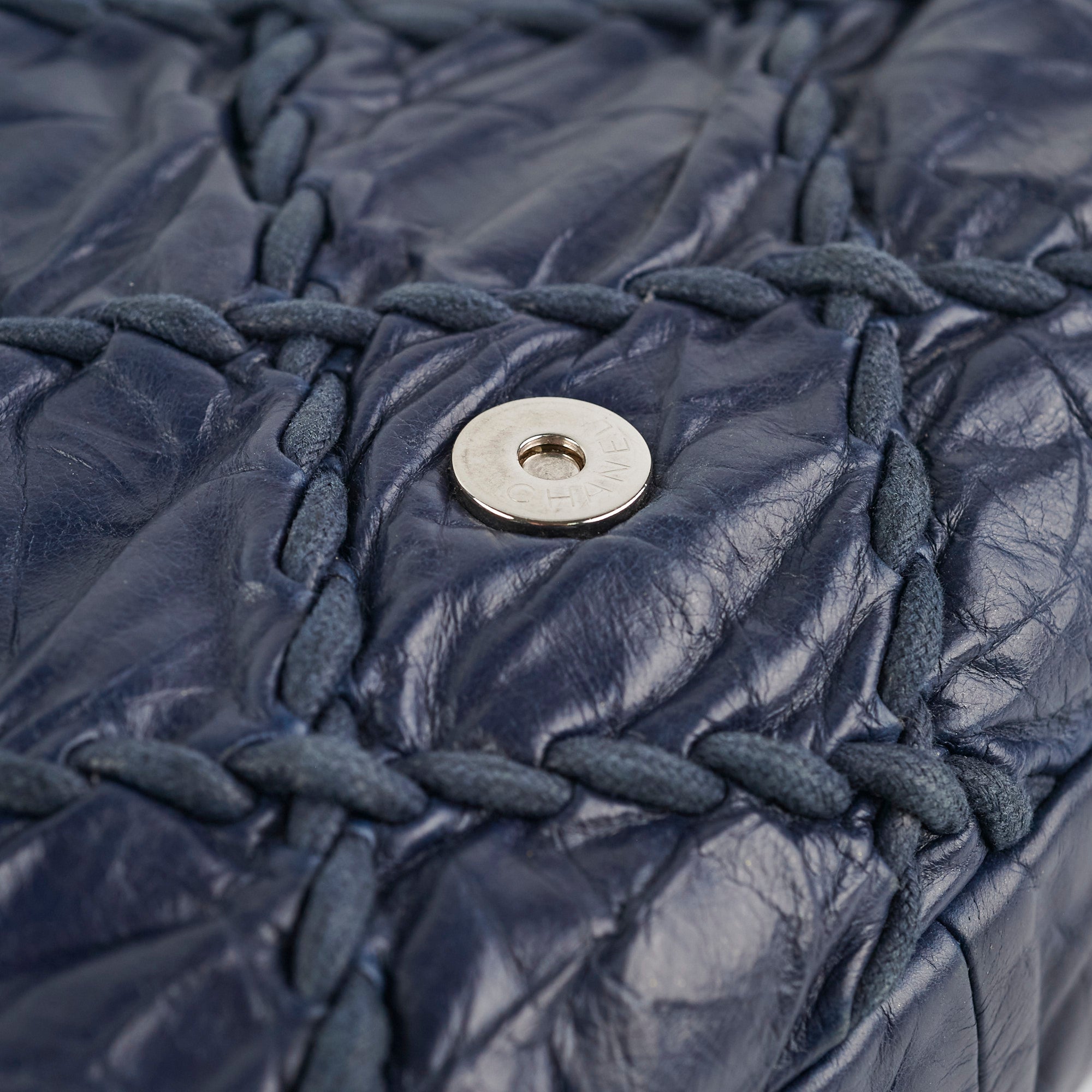 Chanel Ultra Stitch Navy Flap Bag