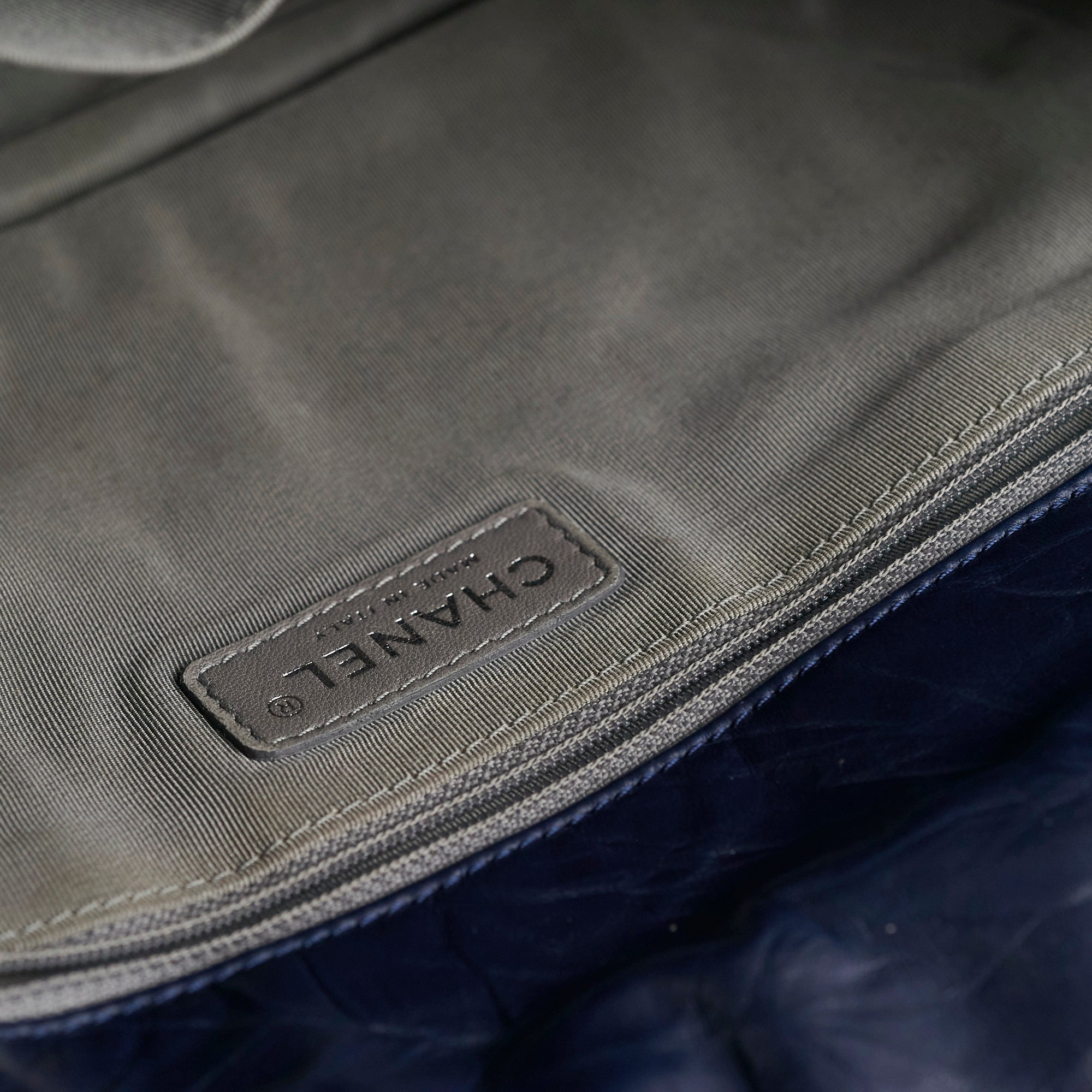 Chanel Ultra Stitch Navy Flap Bag