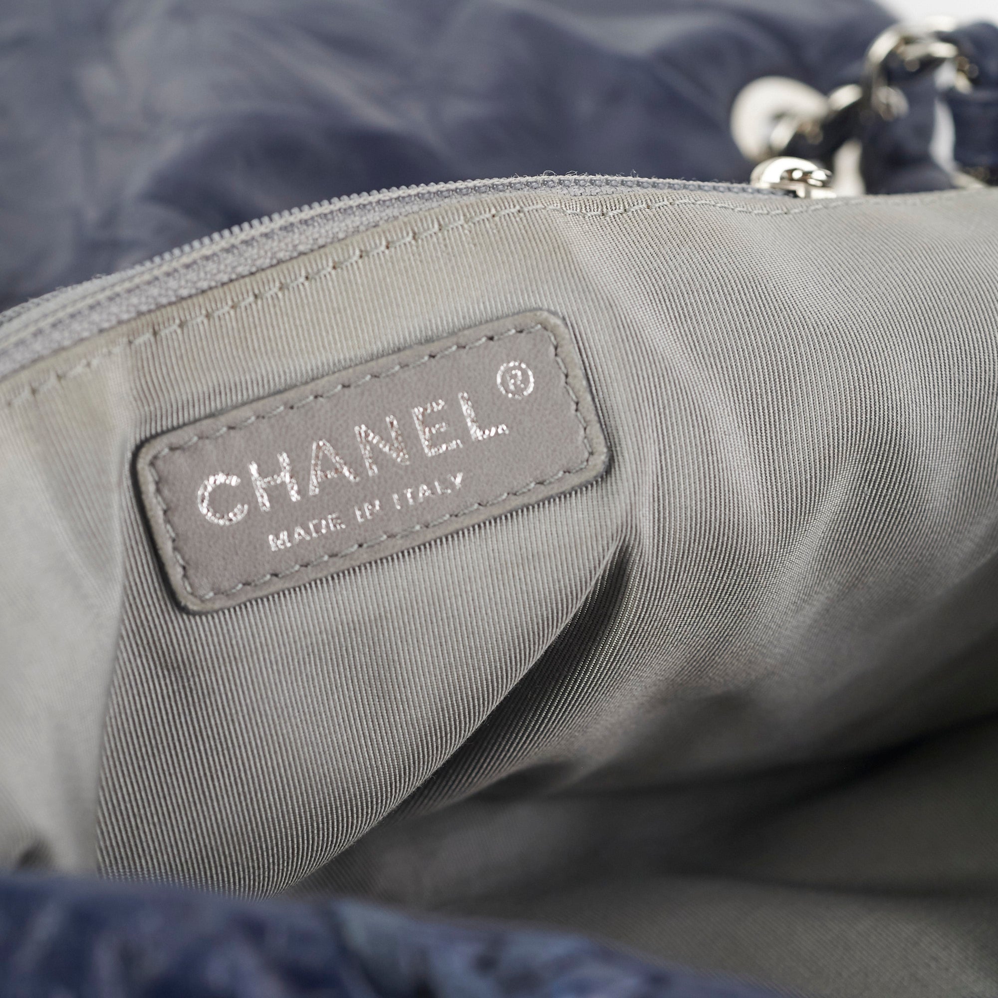 Chanel Ultra Stitch Navy Flap Bag