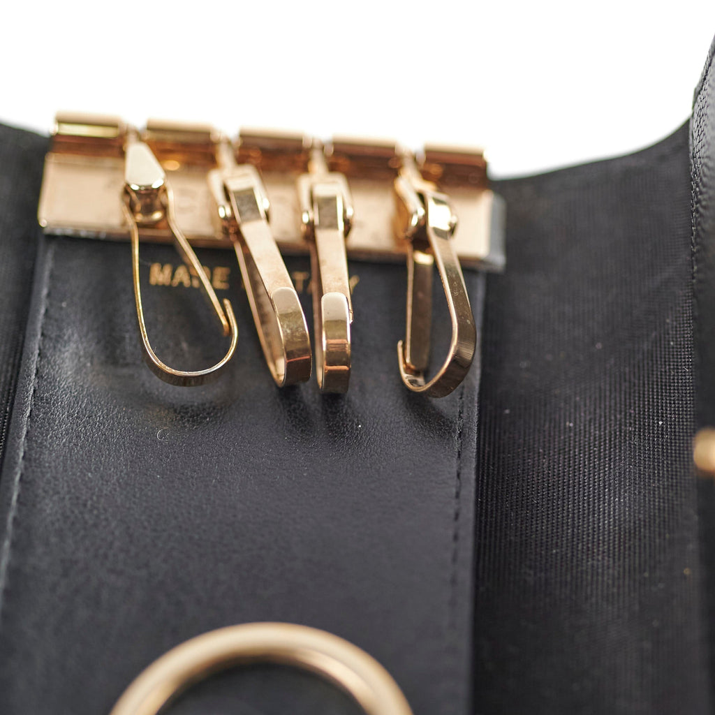 Chanel Caviar Boy Key Holder Black
