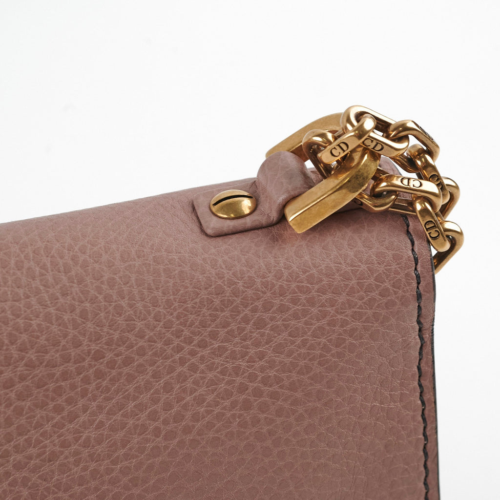 Christian Dior J'adior Medium Dusty Pink Flap Bag