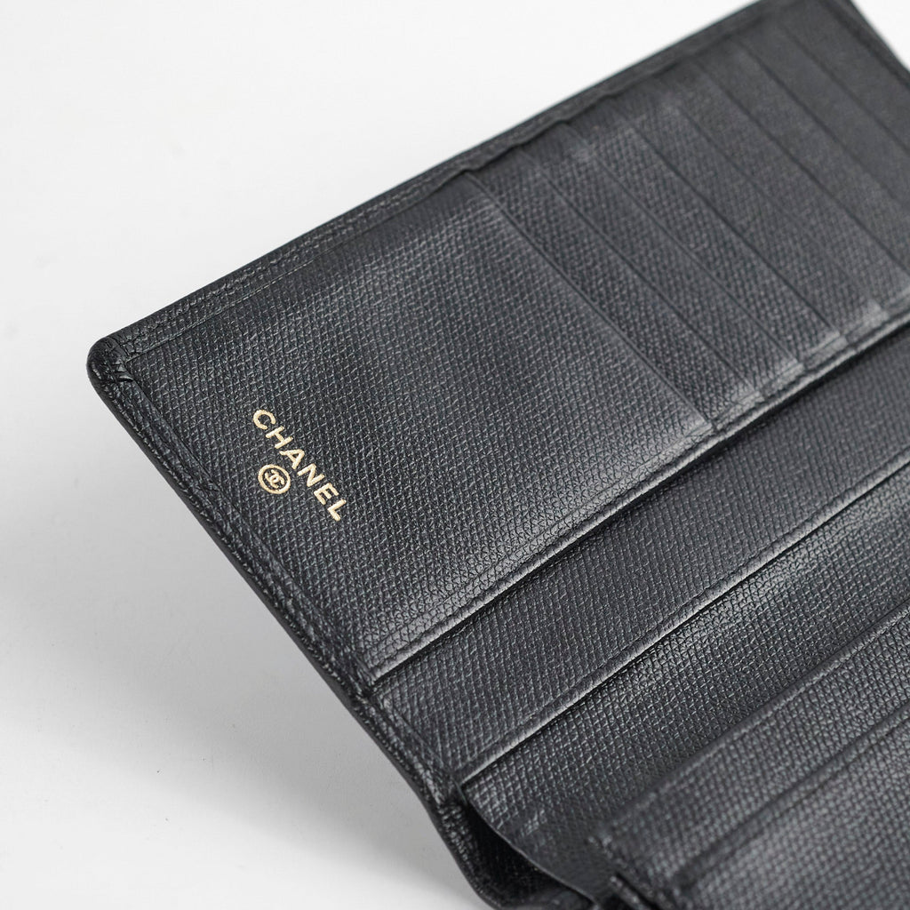 Chanel Long Wallet Black