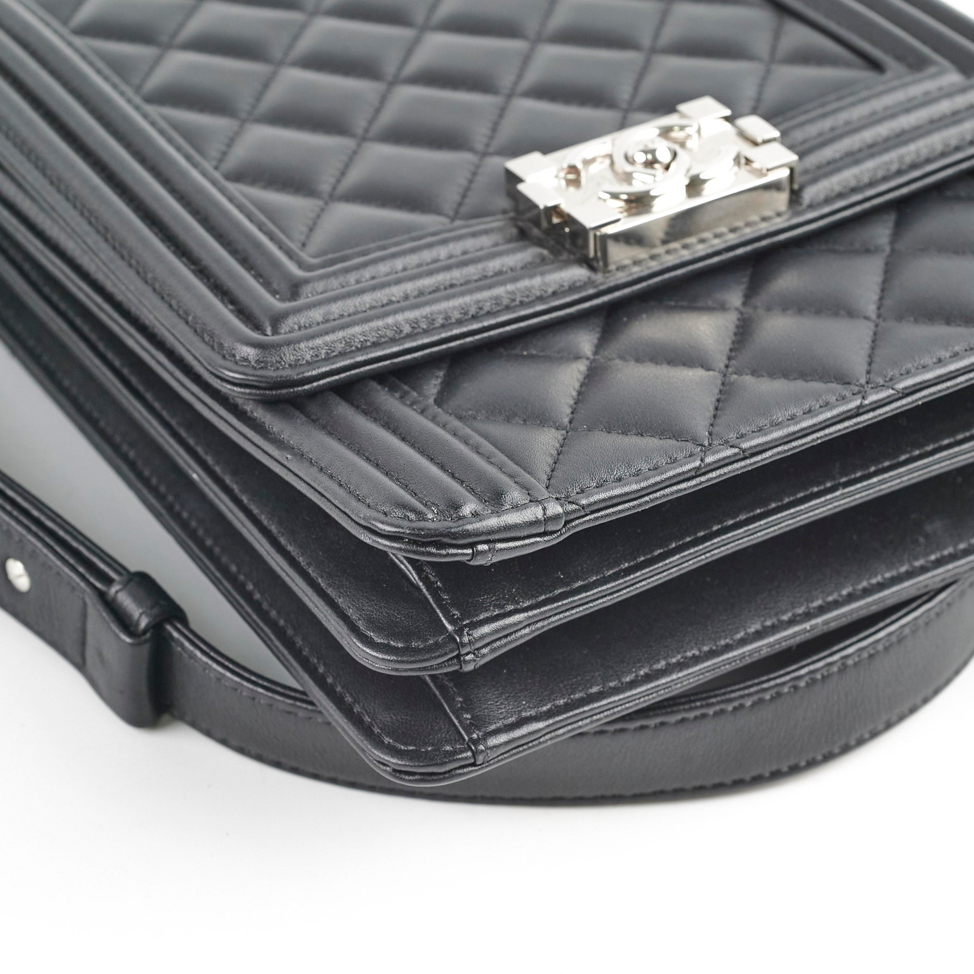 Chanel Vertical Boy Black 27 Series
