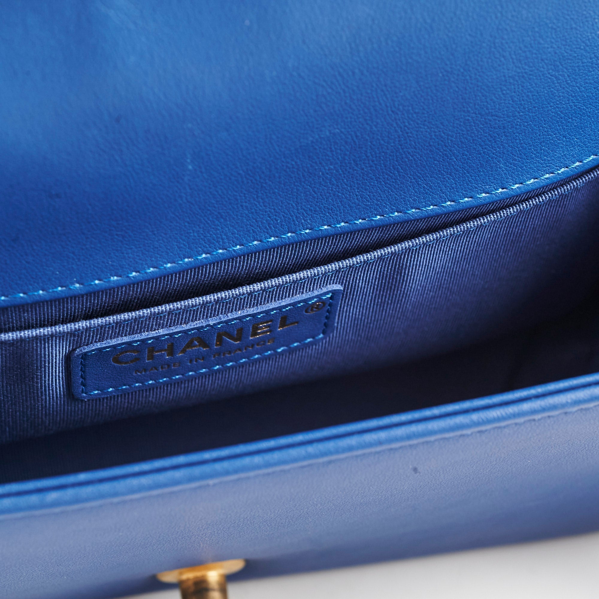 Chanel Old Medium Boy Blue 27 Series