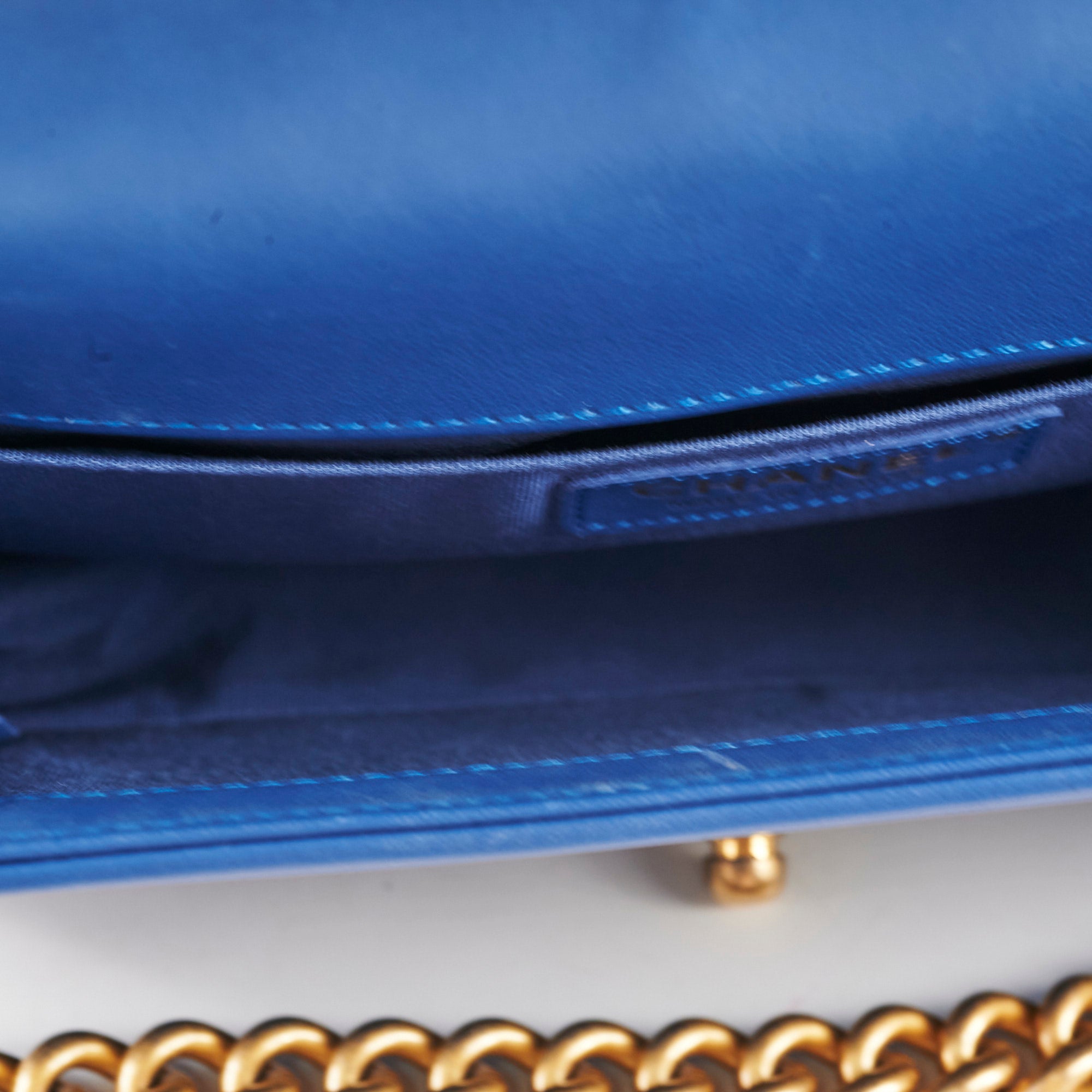 Chanel Old Medium Boy Blue 27 Series