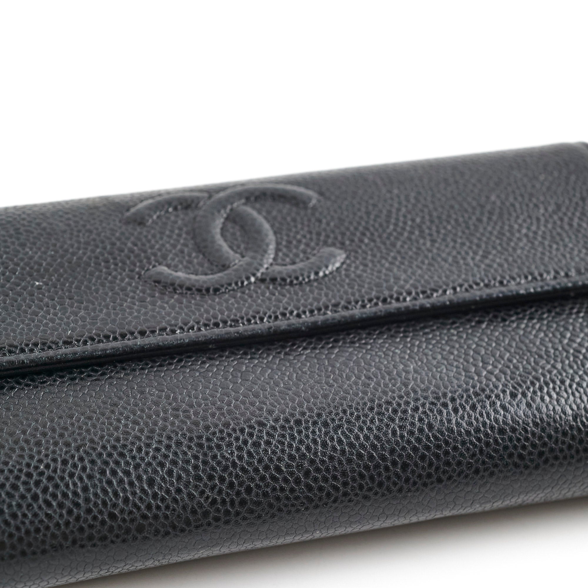Chanel Long Wallet Black 18 Series