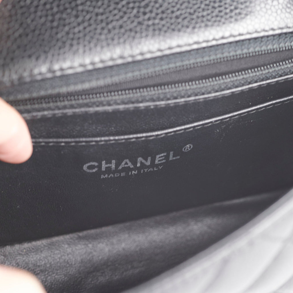 Chanel Mini Rectangular Black Caviar