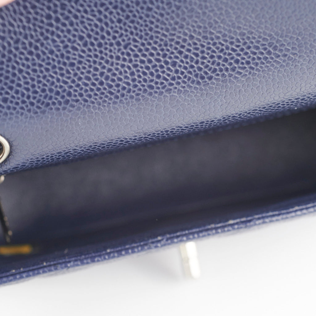 Chanel Mini Rectangular Navy Caviar