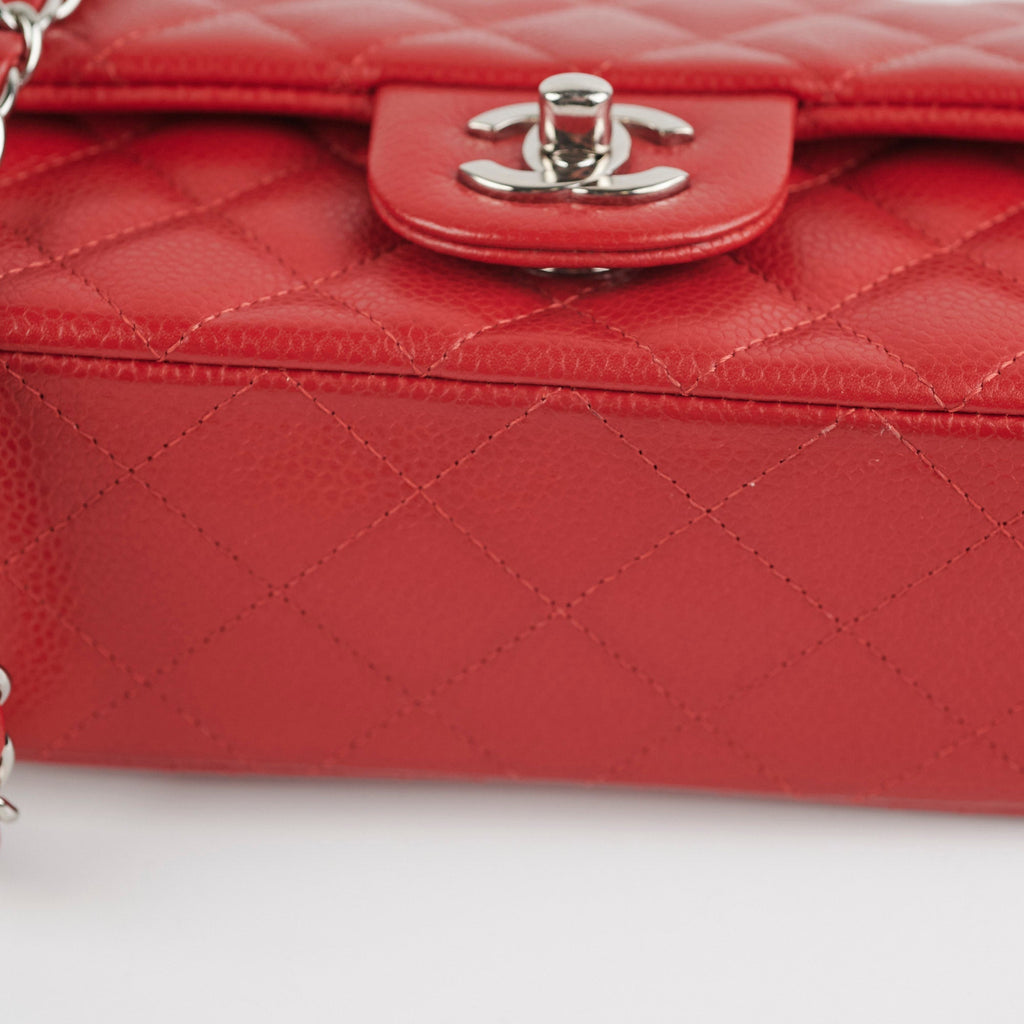 Chanel Mini Rectangular Red Caviar
