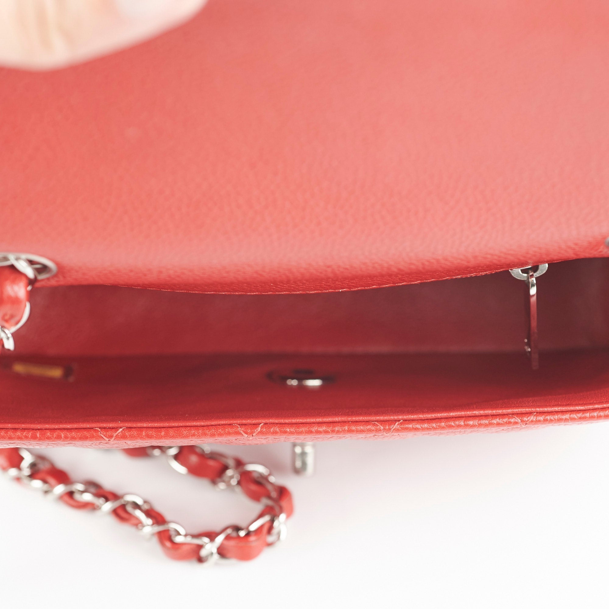 Chanel Mini Rectangular Red Caviar
