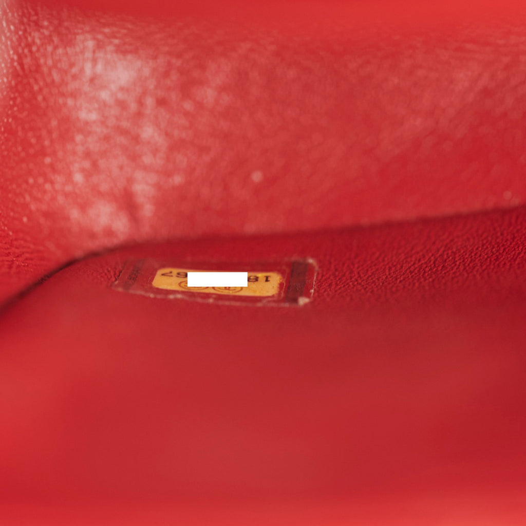 Chanel Mini Rectangular Red Caviar