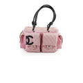 Chanel Vintage Lambskin Reporter Bag Pink
