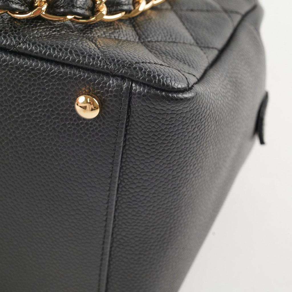 Chanel Black PST Petite Timeless Tote