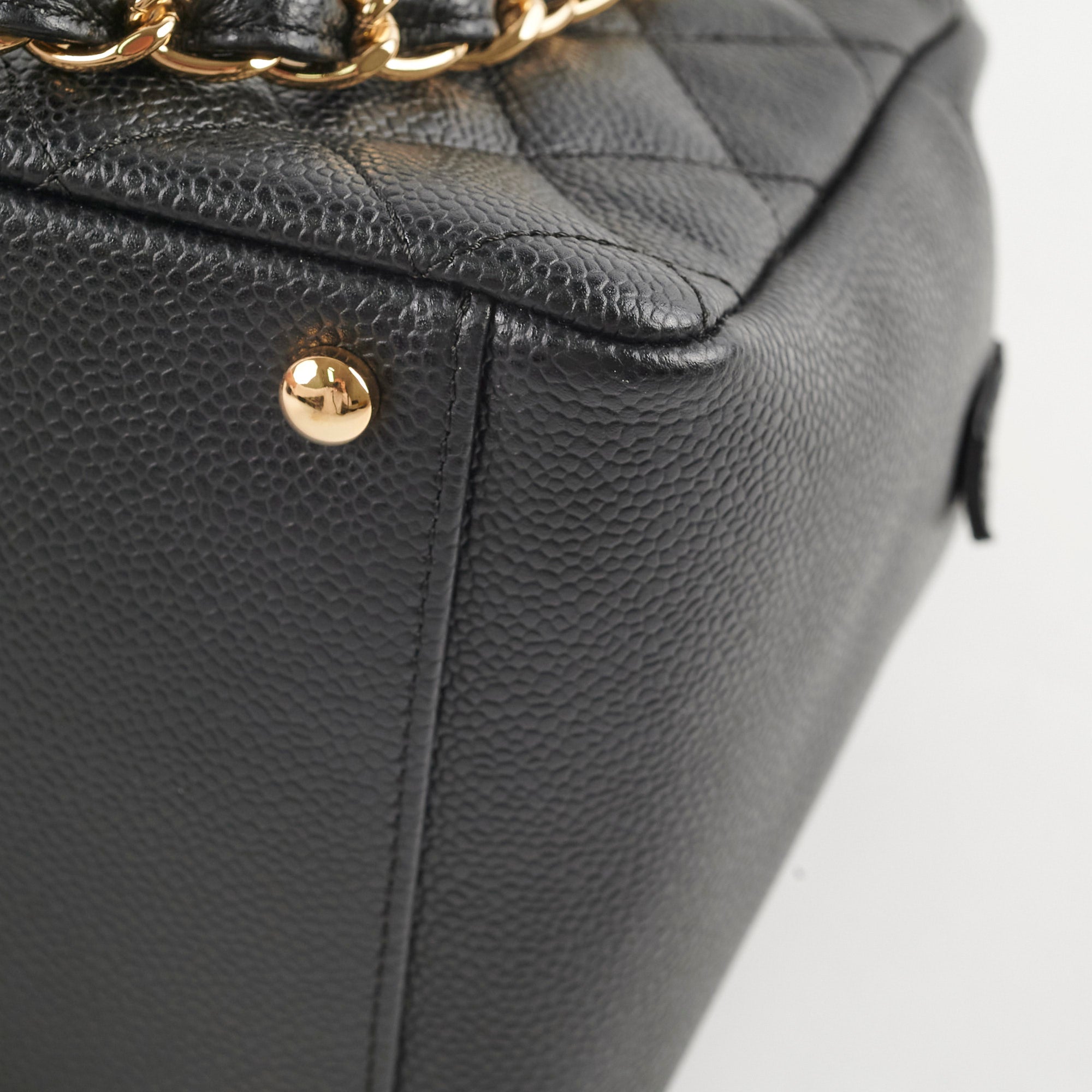 Chanel Black PST Petite Timeless Tote