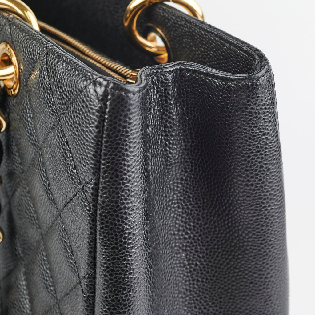 Chanel GST Grand Shopping Tote Caviar Black