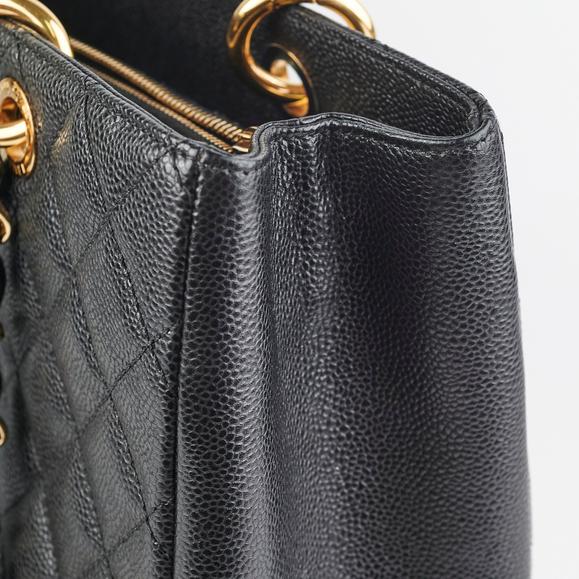 Chanel GST Grand Shopping Tote Caviar Black