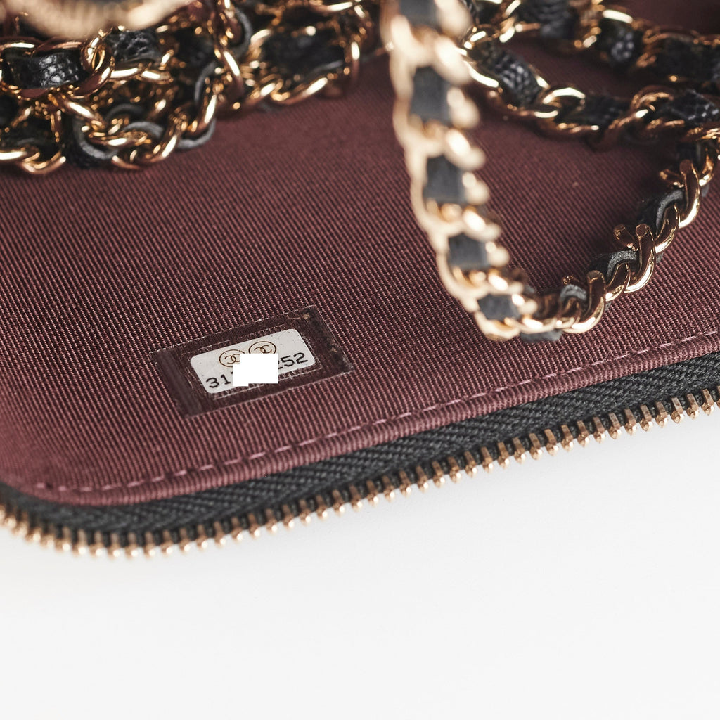 Chanel Vanity Caviar Black Crossbody
