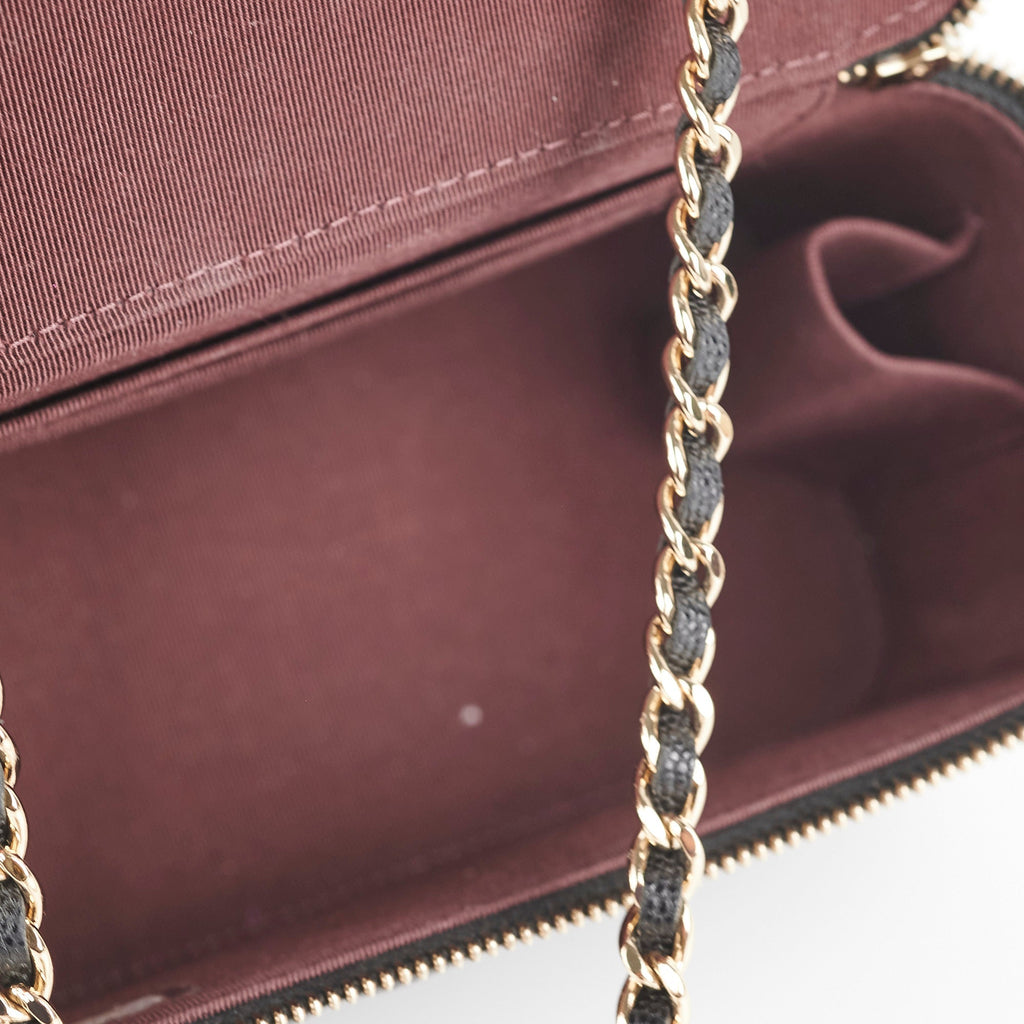 Chanel Vanity Caviar Black Crossbody