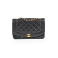 Chanel Diana Lambskin Black Medium