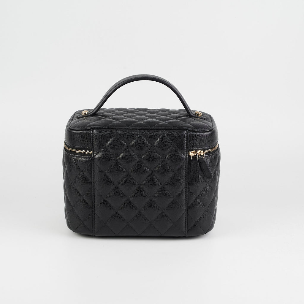 Chanel Vanity Caviar Black
