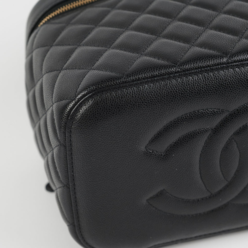 Chanel Vanity Caviar Black