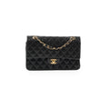 Chanel Classic Lambskin M/L Medium/Large Flap Black