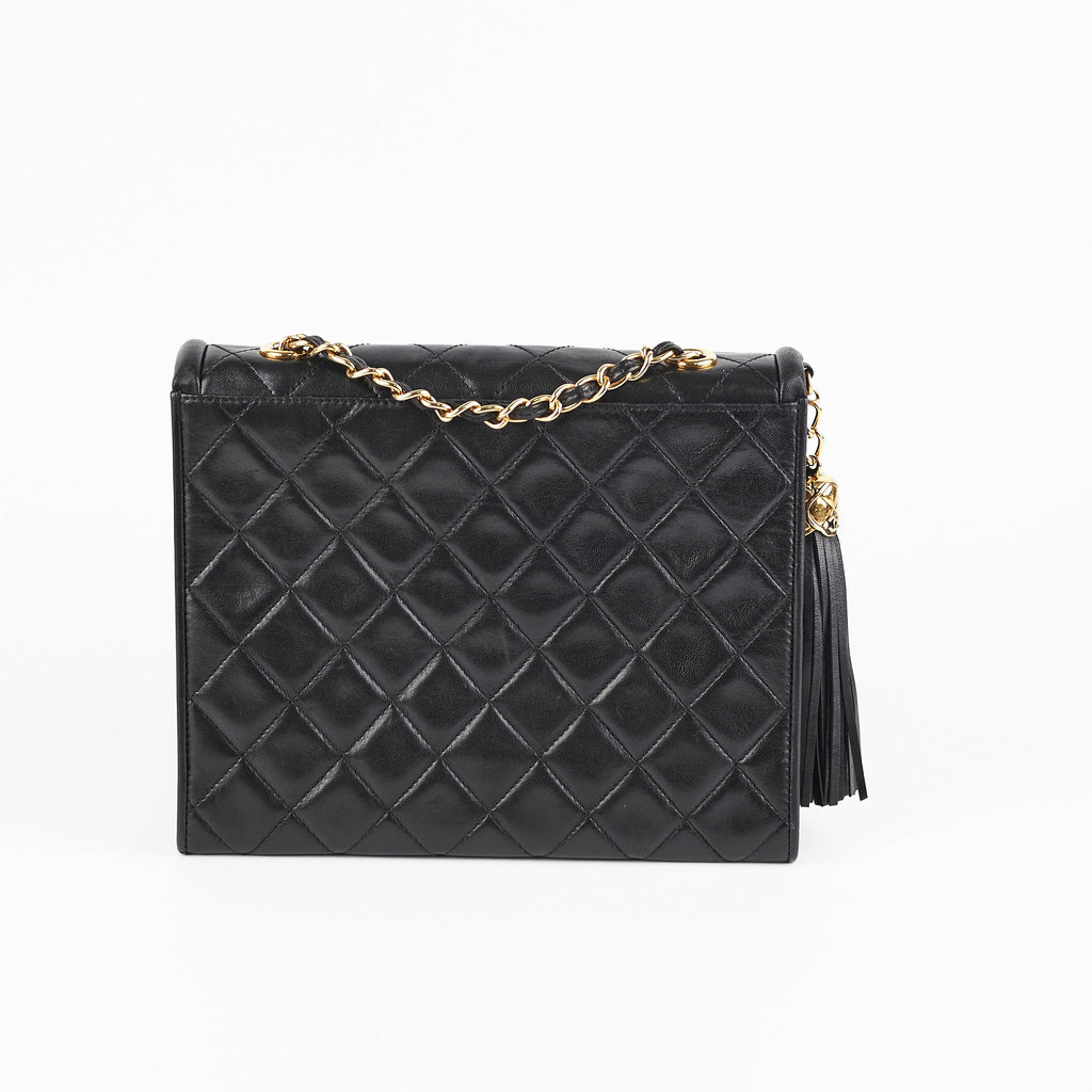Chanel Vintage Flap Lambskin Black - Series 1