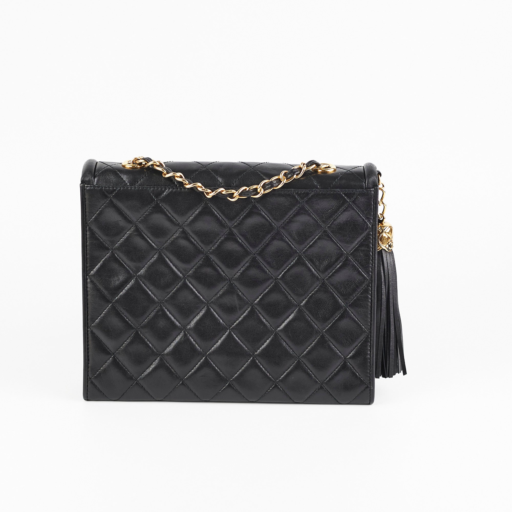 Chanel Vintage Flap Lambskin Black - Series 1