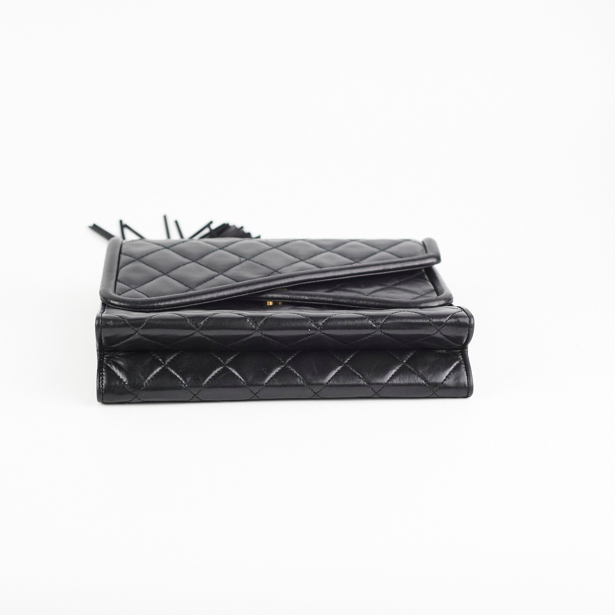 Chanel Vintage Flap Lambskin Black - Series 1