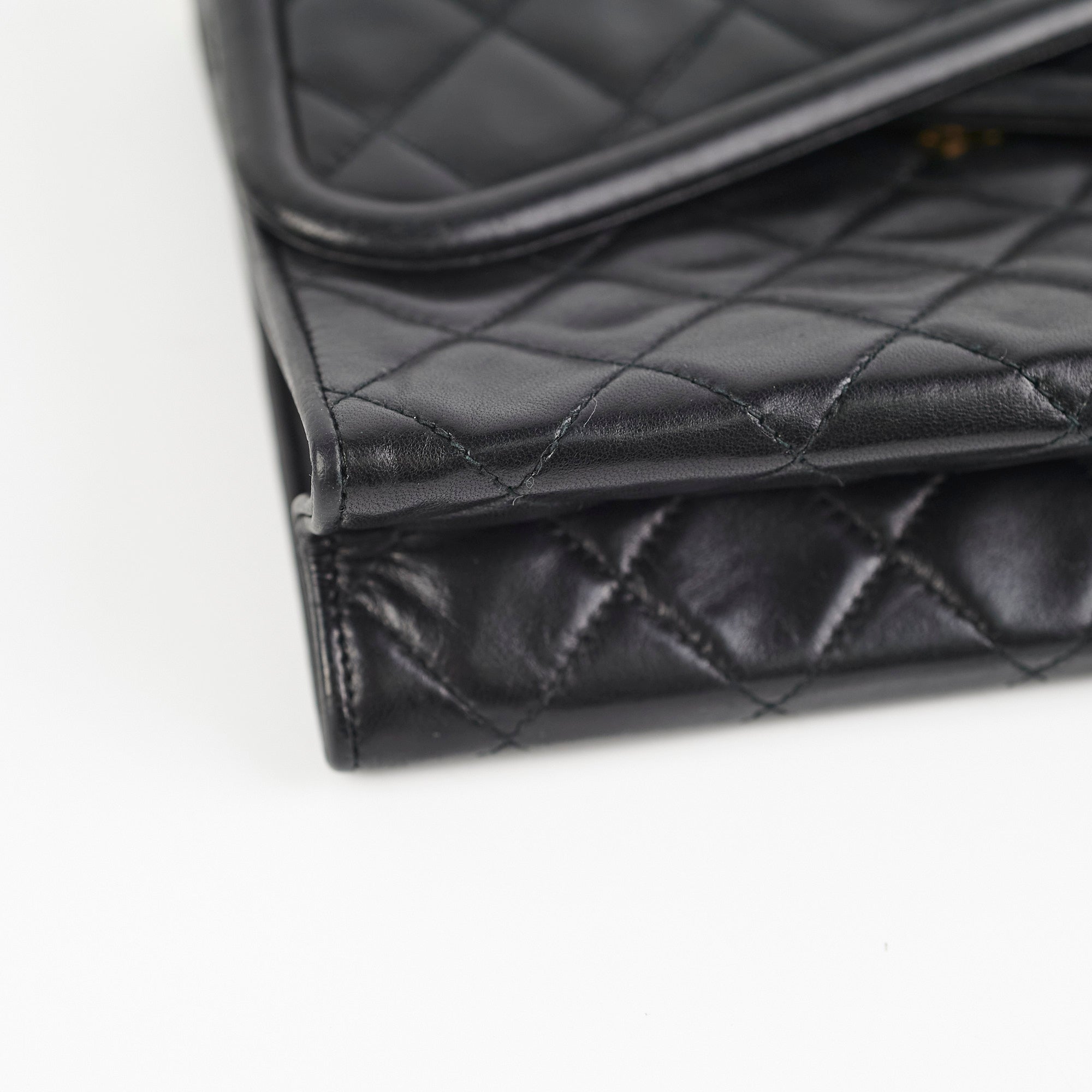 Chanel Vintage Flap Lambskin Black - Series 1